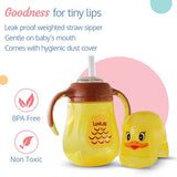 LuvLap Sippy Straw Bottle 280ml