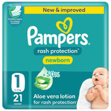 Pampers Rash Protection New born Diaper