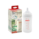 Pigeon SofTouch Anti-Colic Plastic Nursing Bottle (Plain)