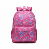 4B26 Pink Flower 3pc Kids Backpack 16"