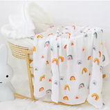 4baby Muslin Swaddle w/ Design  قماط