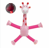 4Baby Telescopic Suction Cup Giraffe Toy لعبة