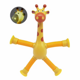 4Baby Telescopic Suction Cup Giraffe Toy لعبة