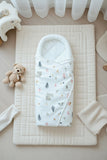 White & Grey Baby Snuggle Pod