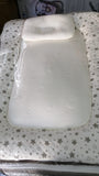 White & Gray Baby Mattress w/ Bamboo Paddings فرش