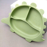 4baby Silicone Suction Plate Dino طبق سيليكون