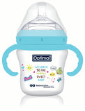 Optimal Mamilla Teat Double Anti - Colic System w/ Handle 210ml / 7oz 6m+