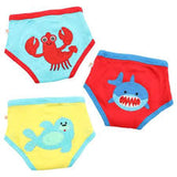 Zoocchini 3Pcs Organic Potty Training Pants Set 2-3Yrs سروال تدريب