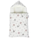 White & Gray Baby Sleeping Bag