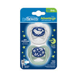 Dr. Brown's Advantage Soother Glows In The Dark 0-6m لهاية تضيء في الظلام