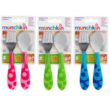 Munchkin 2pk Toddler Spoon & Fork Set 12m+