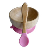 Mother Baby Food Bamboo Bowl