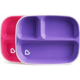 Munchkin Splash 2 Divided Plates Non-Slip Base 6+ اطباق مقسمة