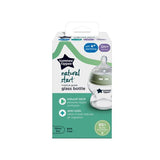 Tommee Tippee Natural Start Glass Bottle 0m+