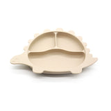 4baby Silicone Suction Plate Dino طبق سيليكون