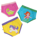 Zoocchini 3Pcs Organic Potty Training Pants Set 2-3Yrs سروال تدريب