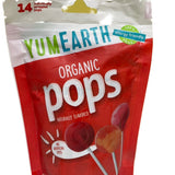 Yum Earth  Organic Pop حلوى عضويه