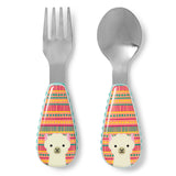 Skip Hop Zootensil Fork & Spoon مجموعة الطعام
