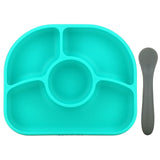 Bbluv Yumi Anti- Spill Silicone Plate & Spoon Set