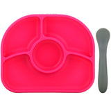 Bbluv Yumi Anti- Spill Silicone Plate & Spoon Set