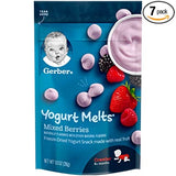 Gerber Yogurt Melts 1.0oz (28g) غيربر كرات الزيادي